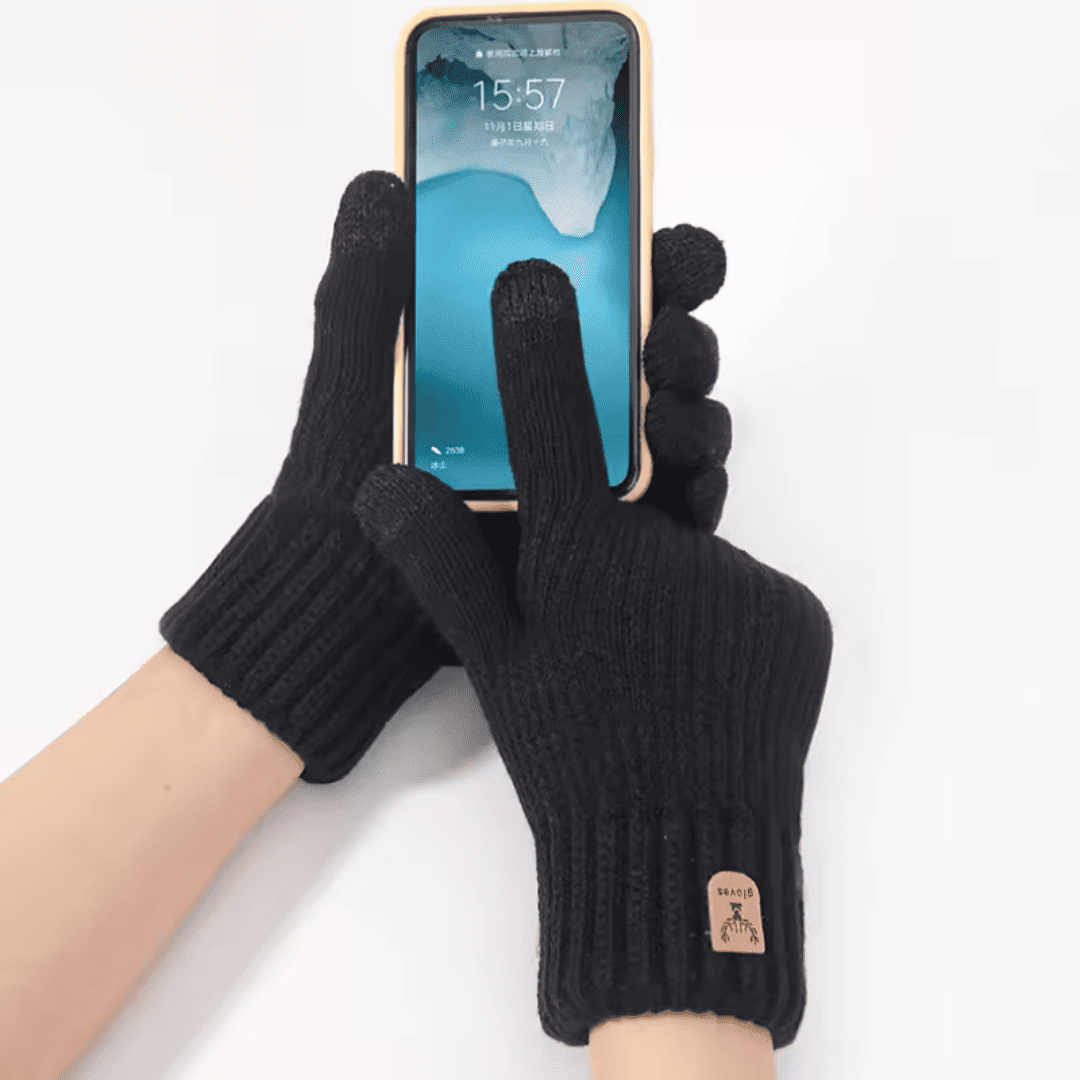 Luva Unissex Forrada com Pelúcia Touchscreen