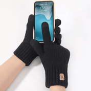 Luva Unissex Forrada com Pelúcia Touchscreen