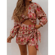 Short Feminino Boho Colorido Forglows