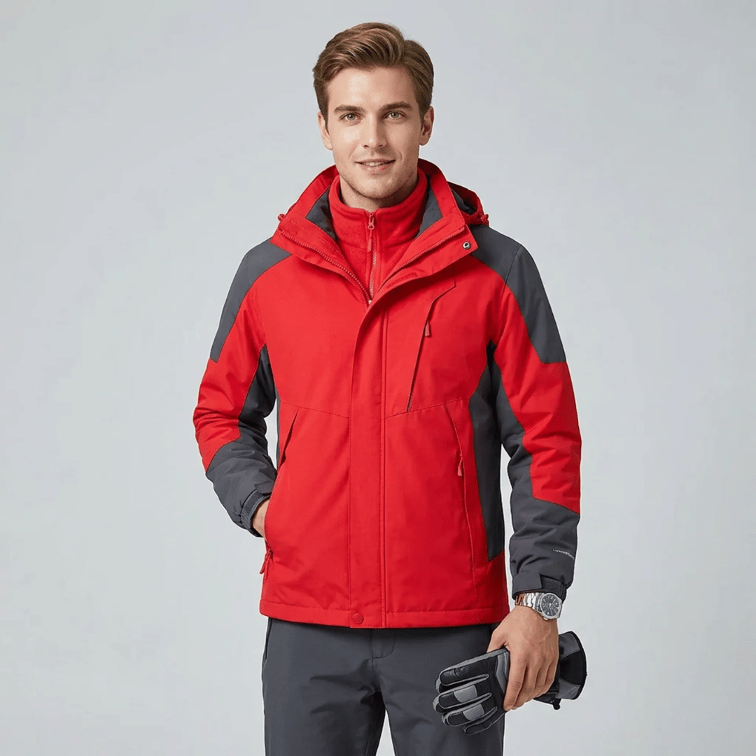 Jaqueta 3 em 1  Impermeável Masculina Forglows
