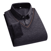 Suéter Masculino com Camisa Falsa Forglows