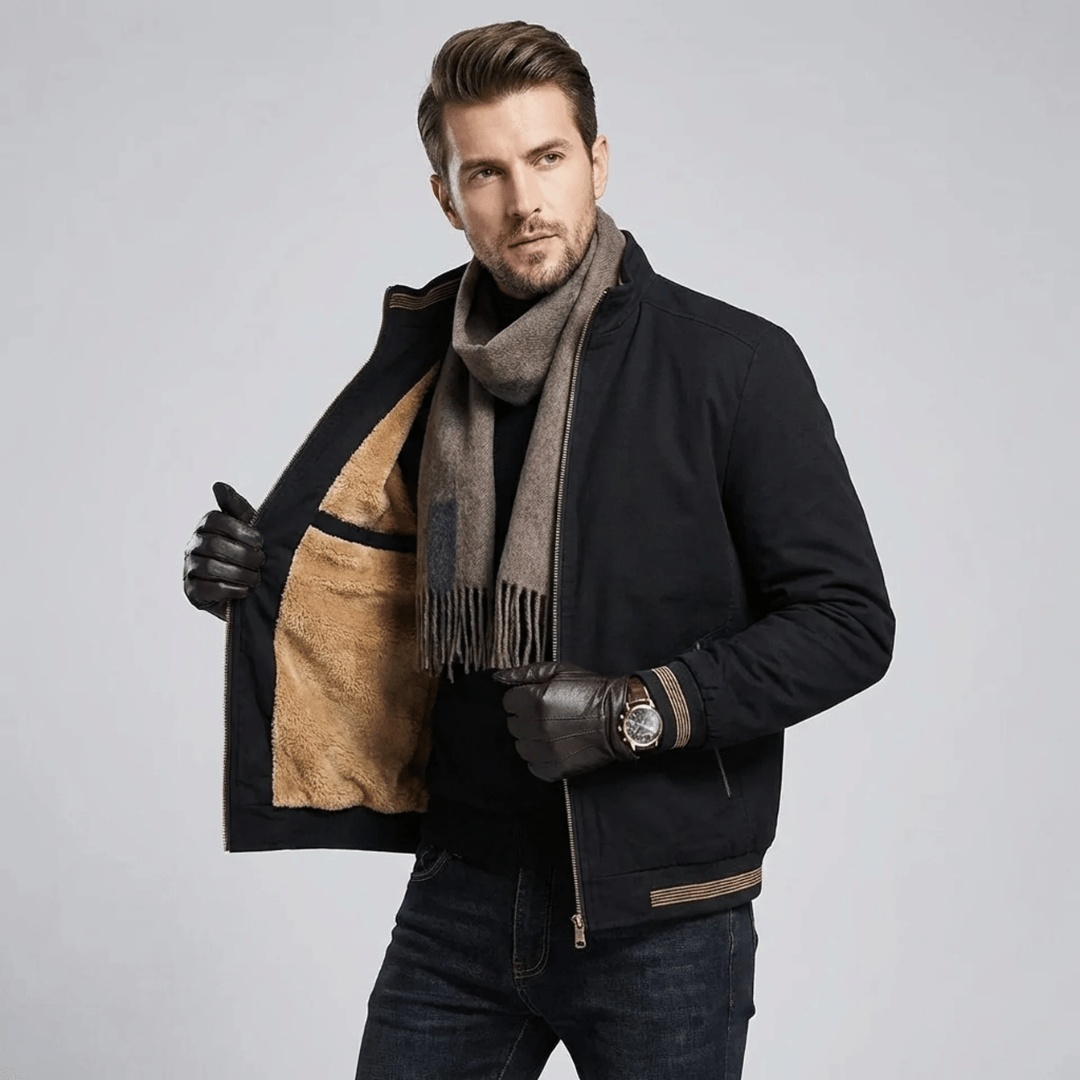 Jaqueta Masculina Bomber com Pelúcia Forglows