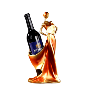 Escultura Mulher Aparador de Vinho