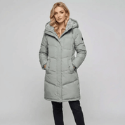 Parka Feminina Grossa com Pelúcia e Capuz Forglows