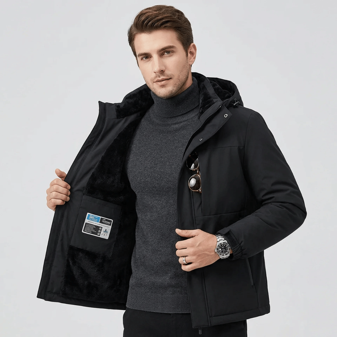 Casaco Masculino Forrado em Fleece Forglows