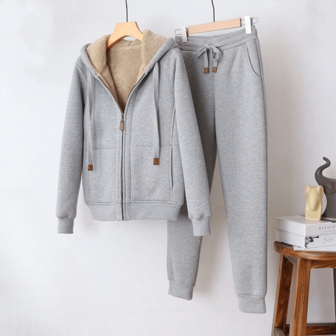 Conjunto Feminino de Moletom Peluciado Teddy Forglows