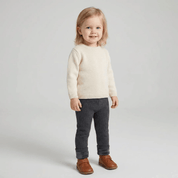 Calça Infantil com Pelúcia Jacquard Forglows