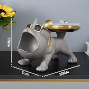 Suporte/ Bandeja em Formato de Bulldog