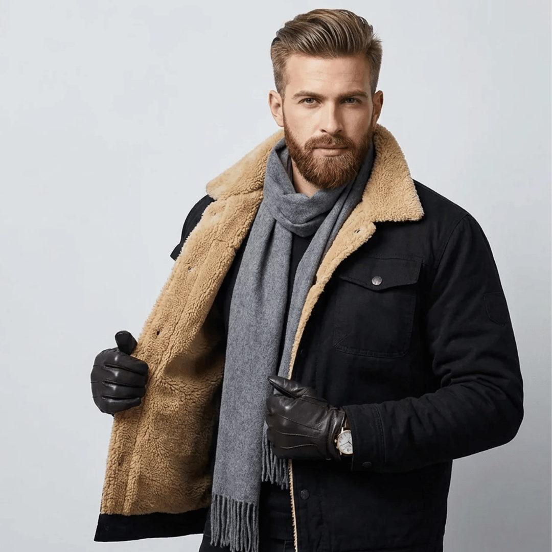 Jaqueta Masculina Peluciada Bolsos Forglows