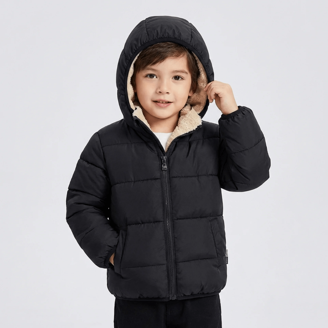 Jaqueta Puffer Infantil com Pelúcia Forglows