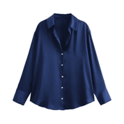 Camisa Feminina de Cetim Eloise Forglows