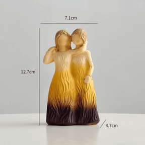 Escultura Família em Resina