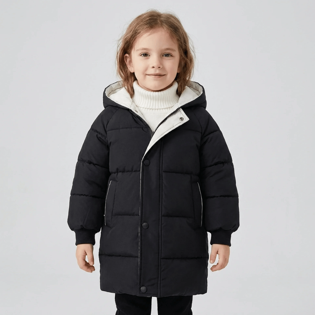 Jaqueta Parka Alongada Infantil Forglows