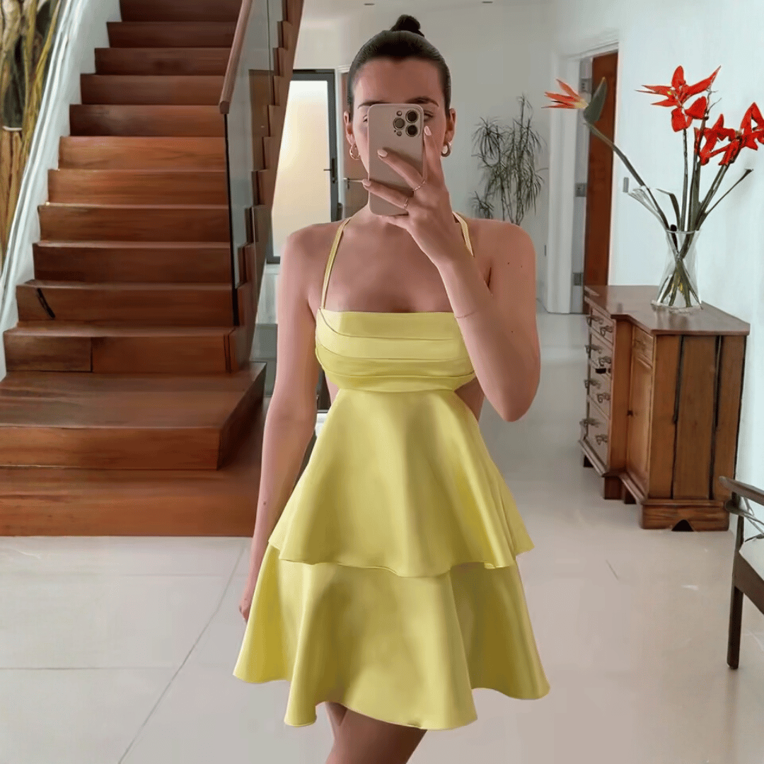 Vestido Feminino Costas Nuas Amalfi Forglows