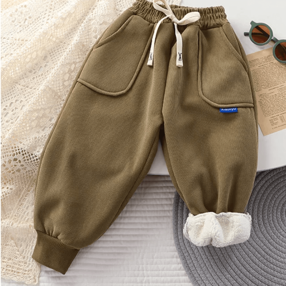 Calça Infantil de Moletom com Pelúcia Forglows