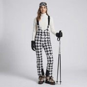 Calça Feminina com Alças para Neve Impermeável Forglows