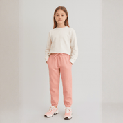 Calça Moletom Infantil Aveludada Menina Forglows