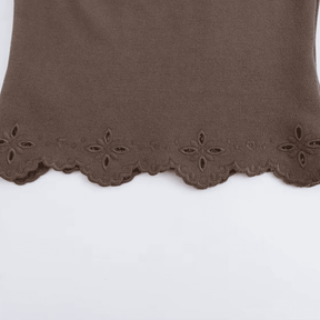 Blusa Feminina em Tricot com Bordado