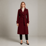 Sobretudo Feminino Borgonha Forglows