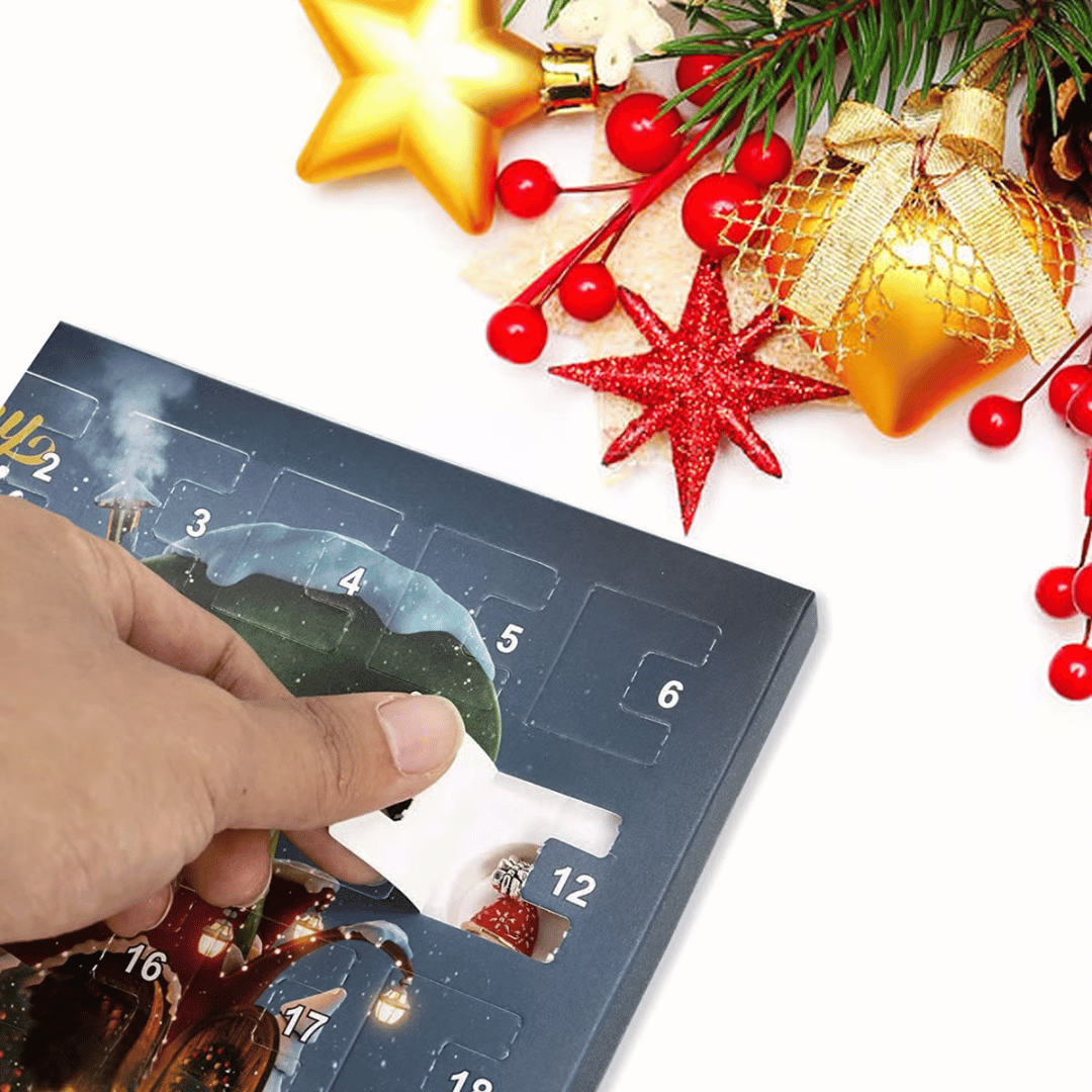 Calendário Contagem Regressiva Forglows + Berloques Surpresas de Natal