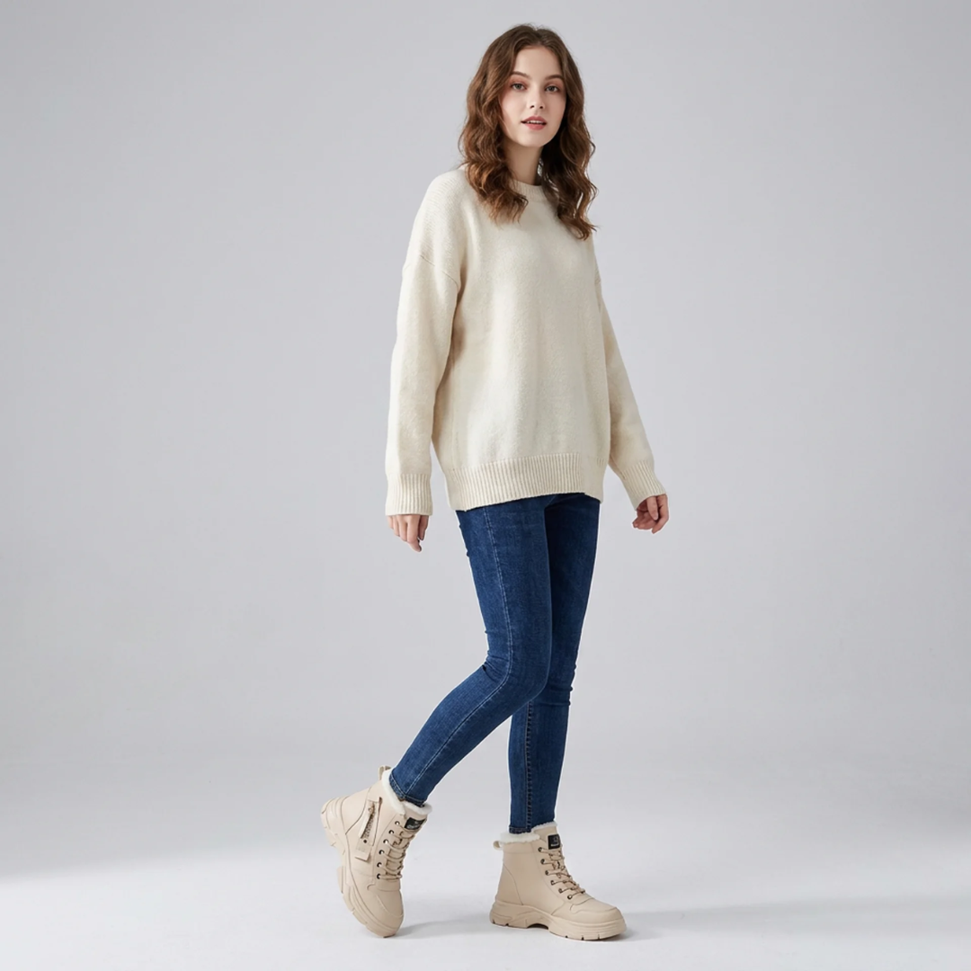 Tênis Feminino Botinha Peluciado Forglows