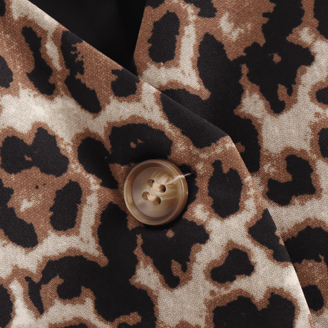 Colete Feminino Animal Print Nívia Forglows