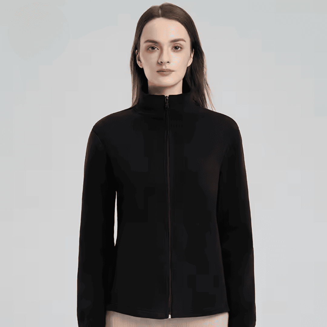 Casaco Feminino Básico em Fleece Forglows