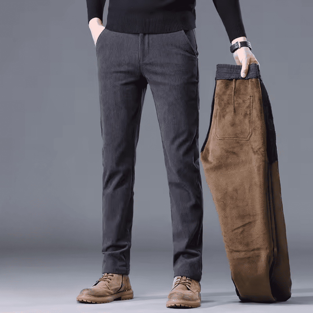 Calça Masculina com Pelúcia em Cotelê Forglows