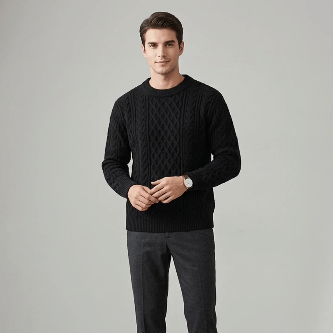 Suéter Masculino Trançado Forglows