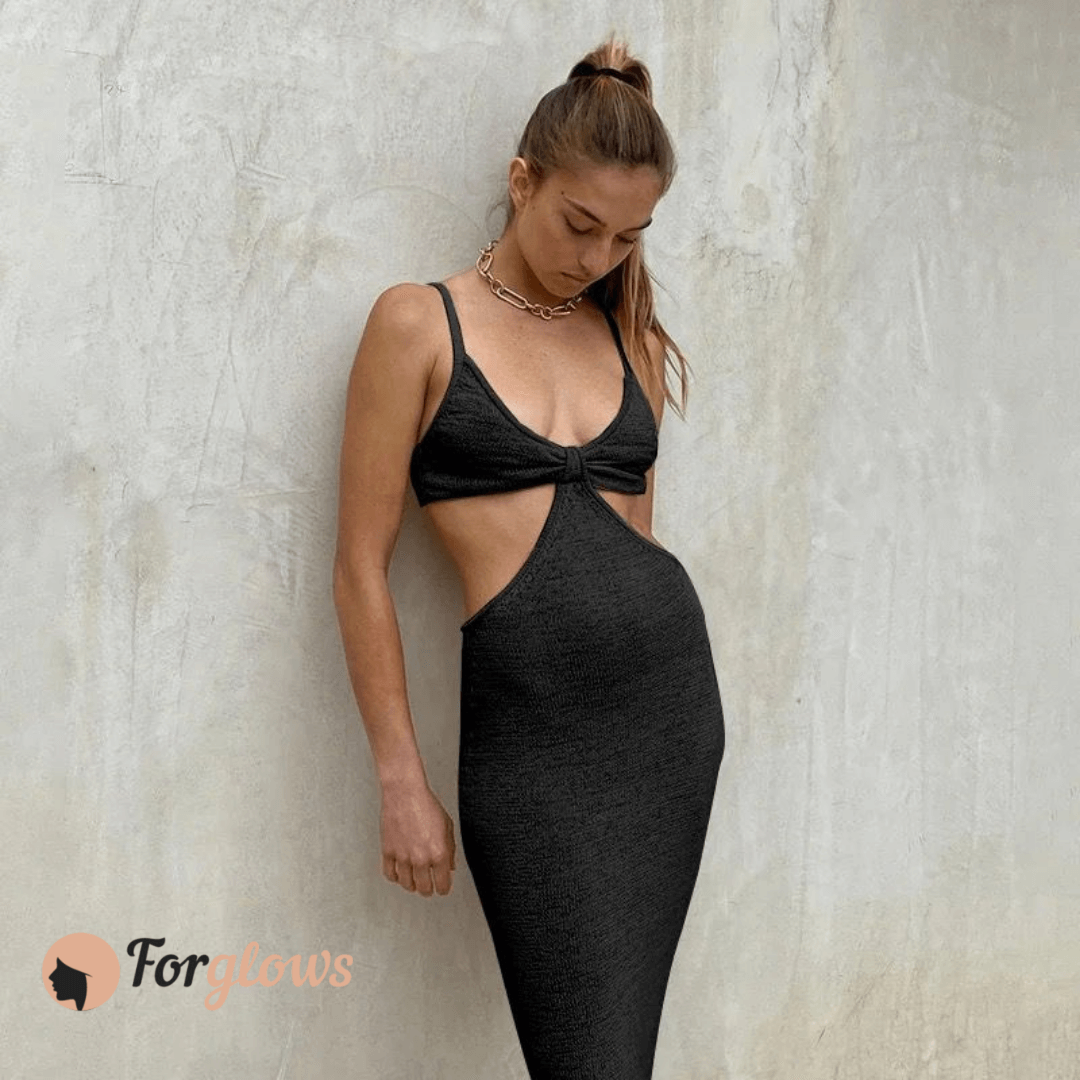 Vestido Feminino Longo Cavado Raquel Forglows