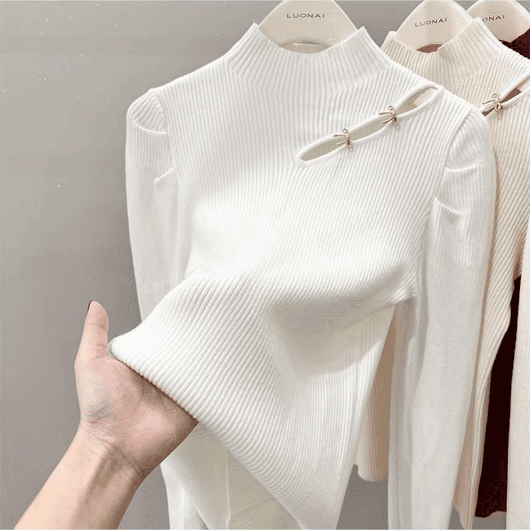 Suéter Feminino com Laços Forglows