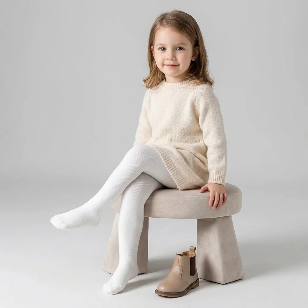 Meia Calça Infantil Forrada com Pelúcia Forglows