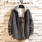 Cardigã Masculino Gola Alta de Lã Forglows