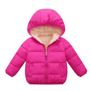 Jaqueta Puffer Infantil com Pelúcia Forglows