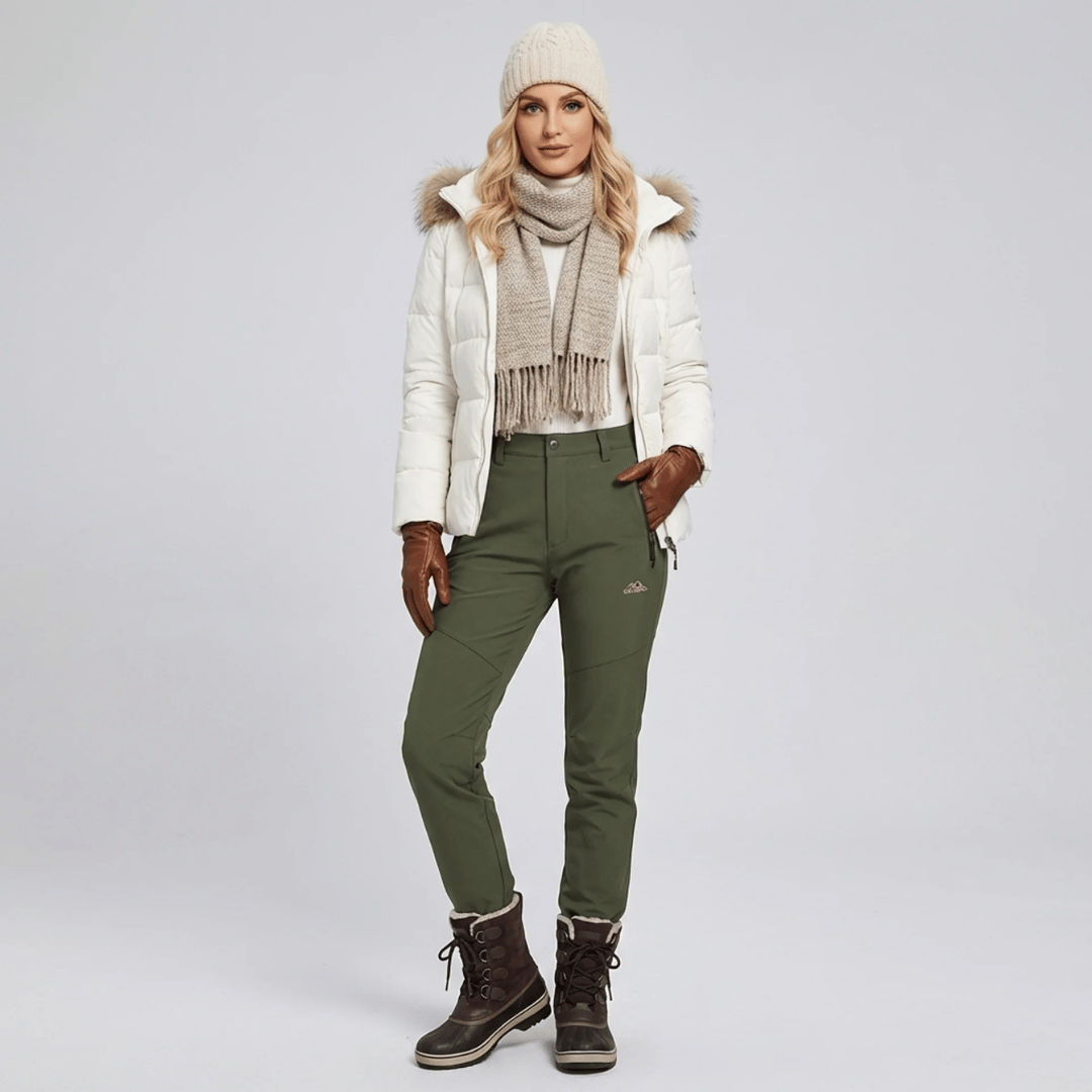 Calça Feminina Impermeável e Forrada para Neve Forglows