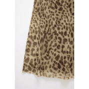 Vestido Feminino Longo Animal Print em Tule Forglows