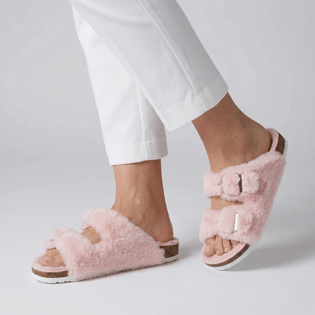 Chinelo Feminino Peluciado Fluffy Forglows