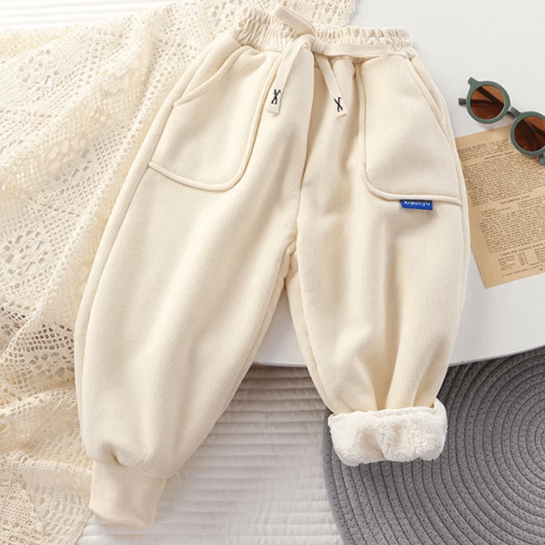 Calça Infantil de Moletom com Pelúcia Forglows