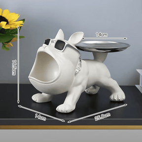 Suporte/ Bandeja em Formato de Bulldog