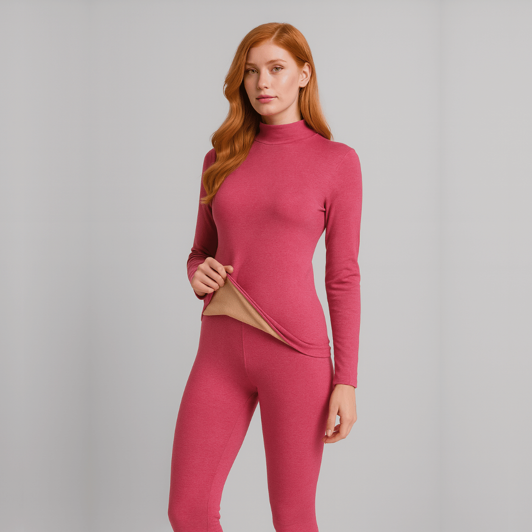 Conjunto Feminino Térmico Peluciado Segunda Pele Forglows