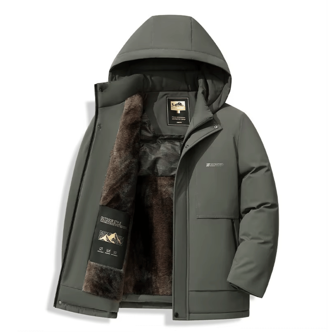 Jaqueta Masculina com Capuz Forrada Forglows