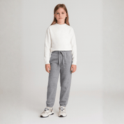 Calça Moletom Infantil Aveludada Menina Forglows