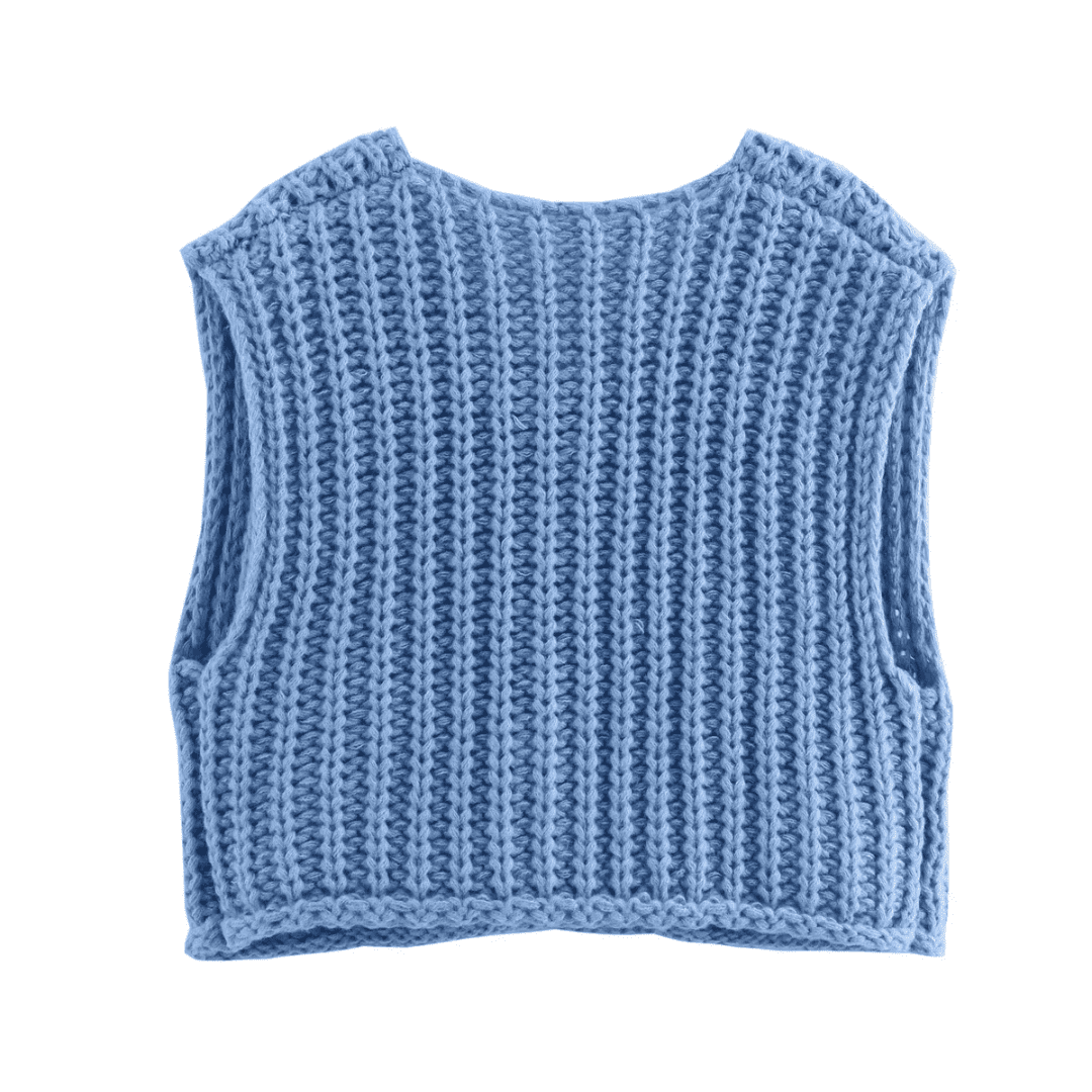 Blusa Colete Feminina de Lã Luara
