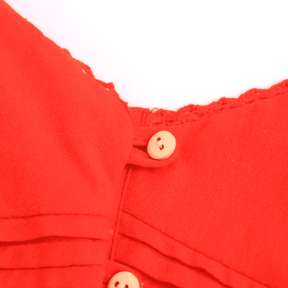 Vestido Feminino Midi em Linho com Botões