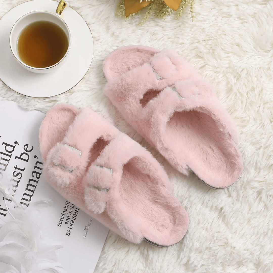Chinelo Feminino Peluciado Fluffy Forglows