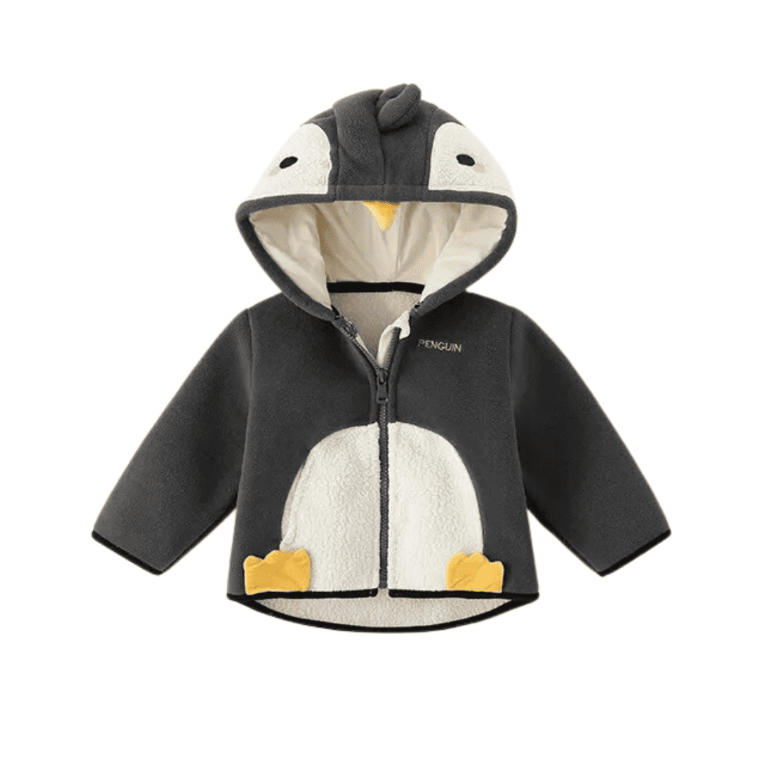 Casaco Infantil de Pelúcia e Bichinhos Forglows