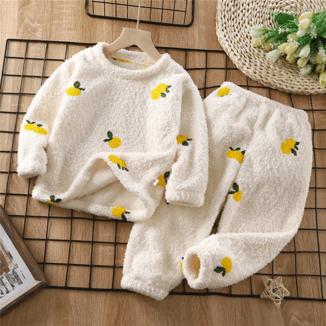 Pijama Infantil de Pelúcia Unissex Forglows