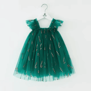 Vestido para Menina Natalino em Tule