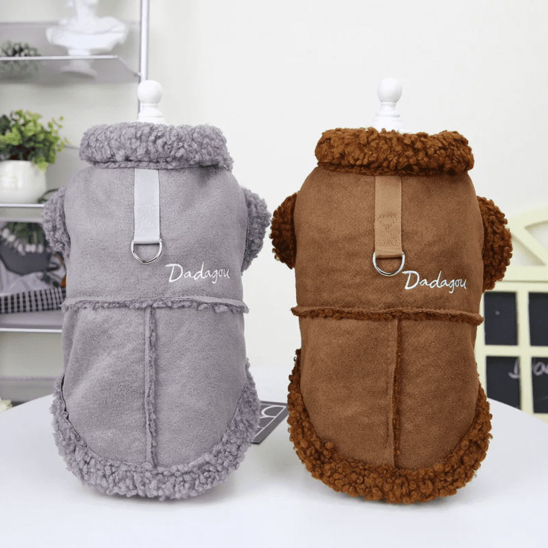 Roupa para Pet Nobuck com Pelúcia Forglows