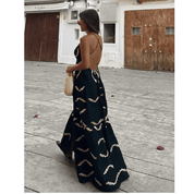 Vestido Feminino Longo com Estampa Geométrica Vicky Forglows